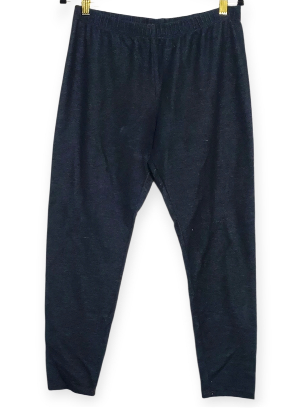 Black Stretchy Elastic-Waist Bottoms